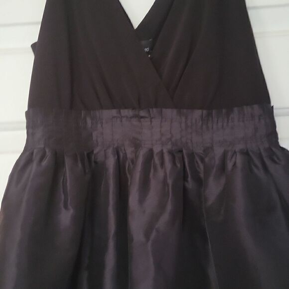 Max & Cleo Black Rosette Cocktail‎ Party Dress Size 4 - Picture 5 of 8